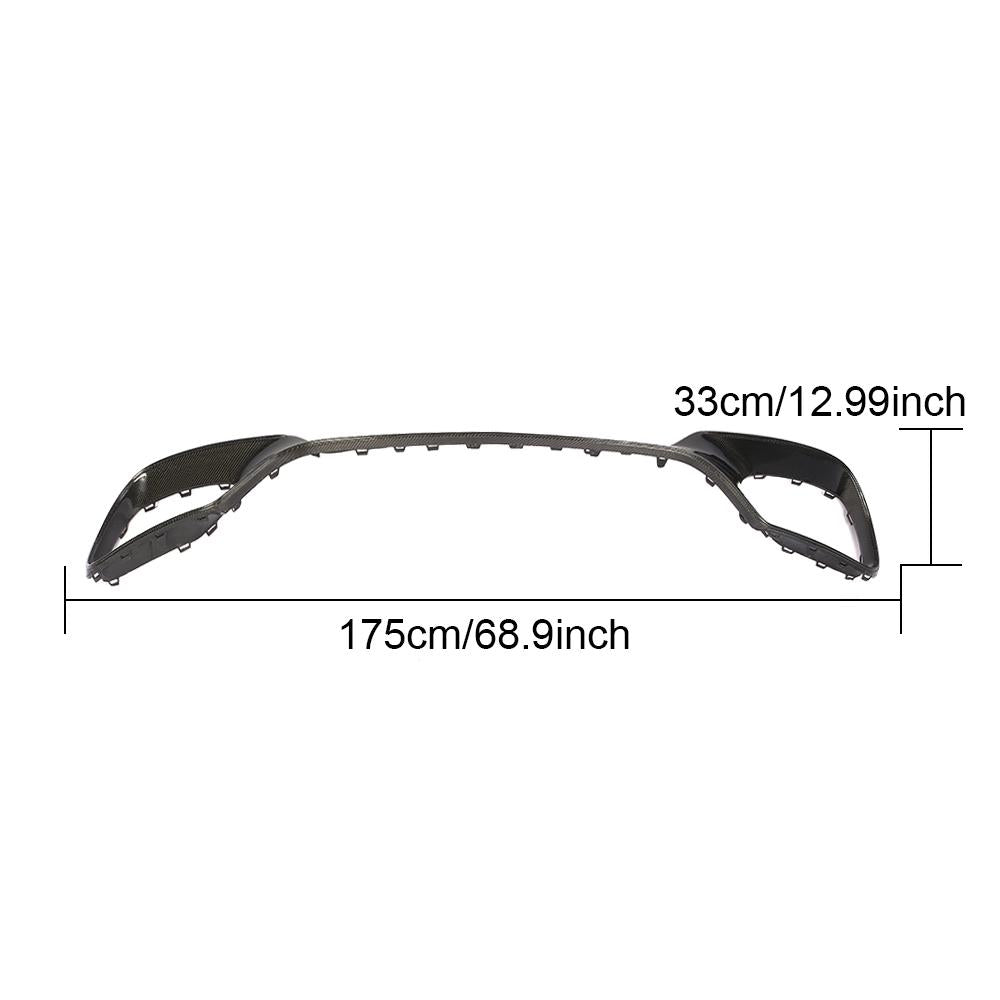 ST Style Carbon Fiber Front Lip For Mercedes-Benz S‑Class W222 Facelift (2018–2020)