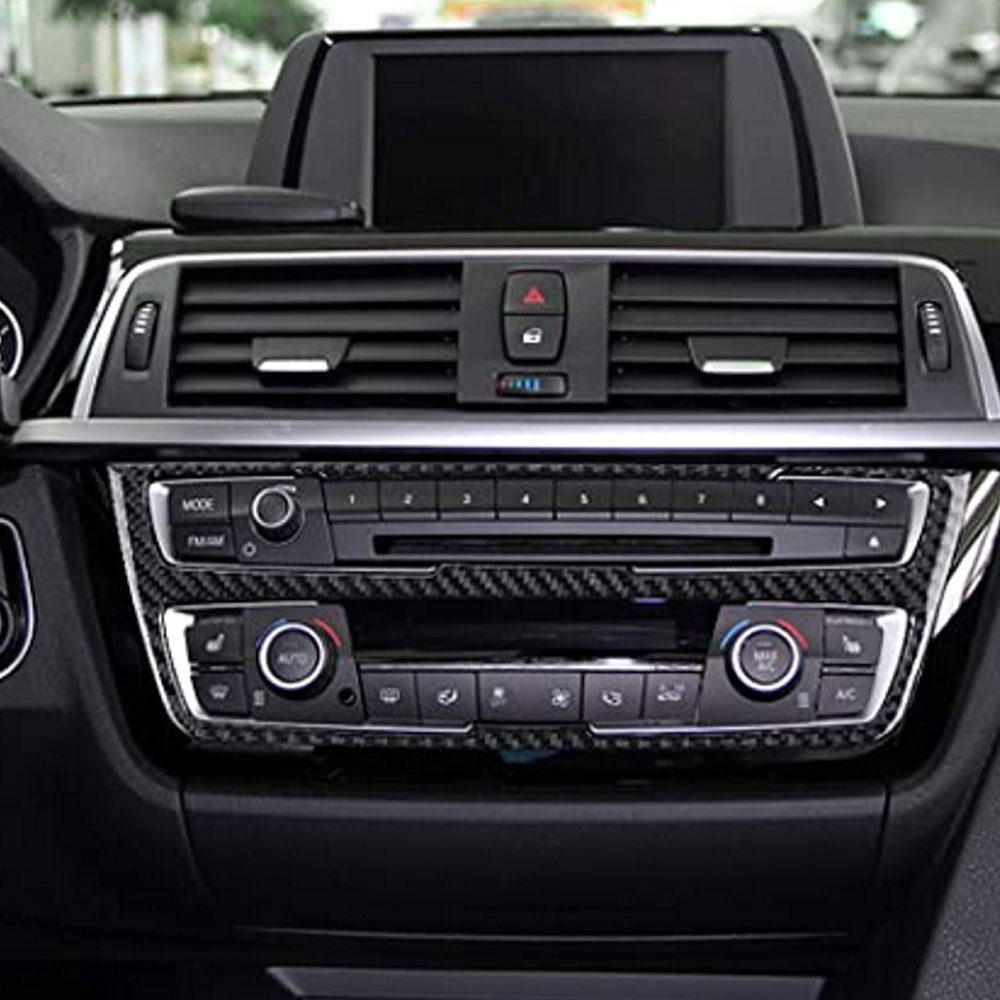 ST Style Carbon Fiber Center Console CD Trim For BMW M3/M4, 3 Series/4 Series F Generation