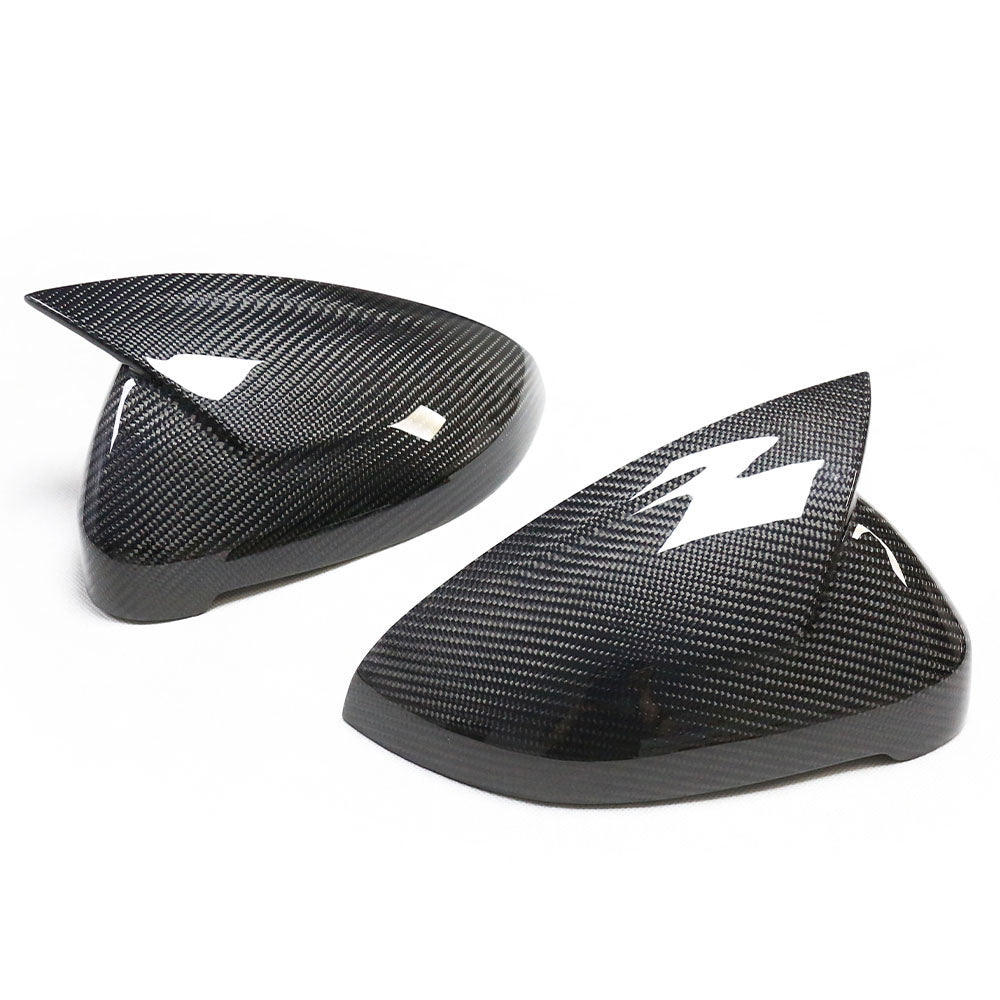 M4 Style Carbon Fiber REPLACEMENT Mirror Caps For Audi A4/S4 B9 Pre-LCl (2016-2019) A4/S4 B9.5 LCI(2020-2023)
