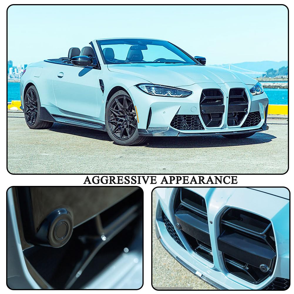Front Bumper Grill Kidney Grille for BMW G80 M3 G82 G83 M4 2021-2025 Gloss Black Grille Replacement Style