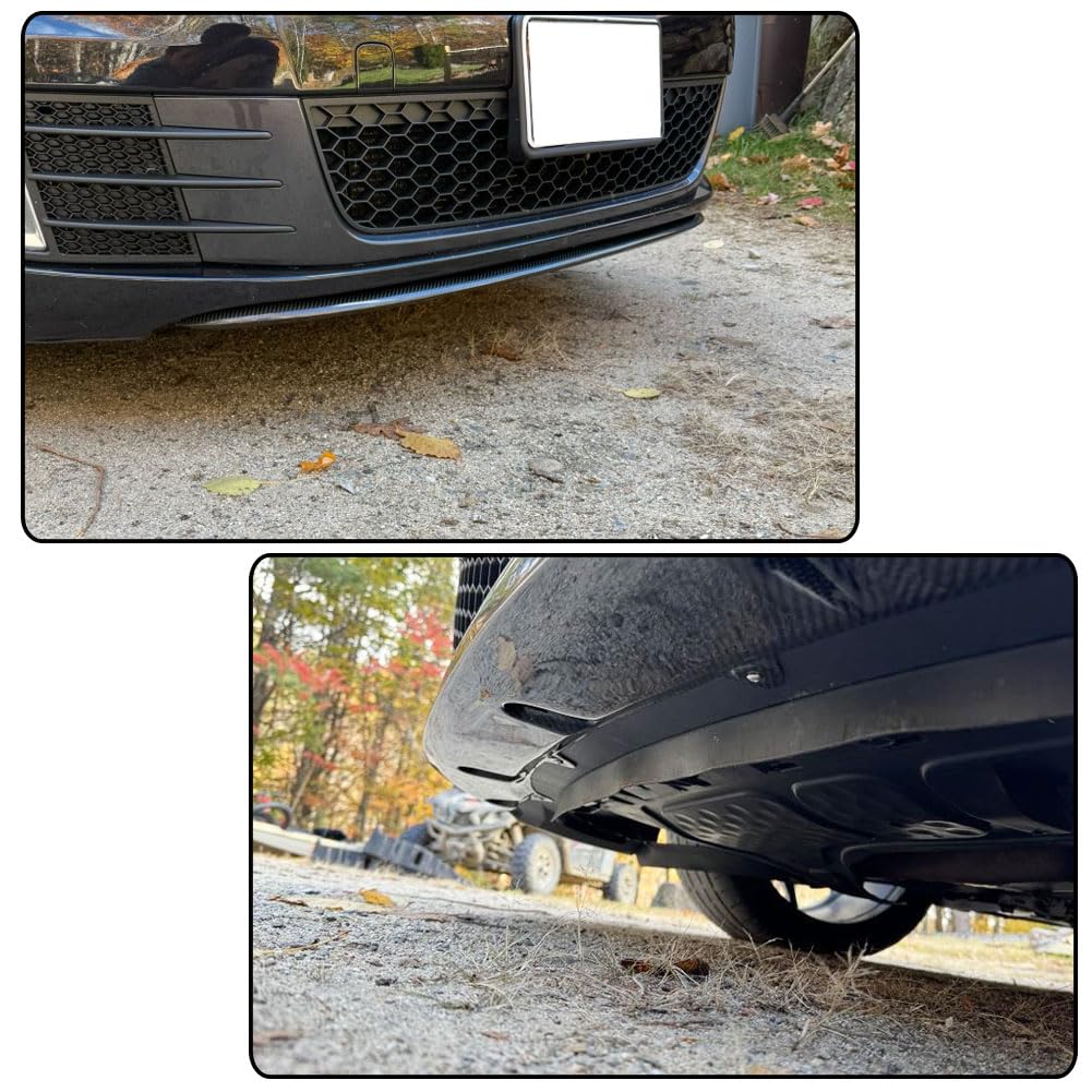 MK6 Front Bumper Lip Fits for Volkswagen VW Golf 6 VI MK6 GTI 2010-2013 Fiberglass Air Chin Spoiler Body Kit Exterior Accesso