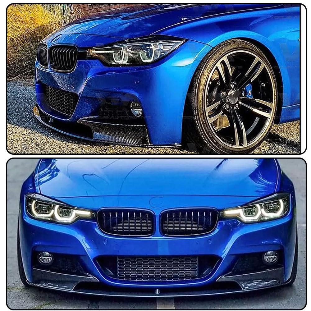 Carbon Fiber Front Bumper Lip for BMW 3 Series F30 F31 M Sport Sedan 2012-2018 320i 325i 328i 330i 335i 340i Auto Chin Spoile