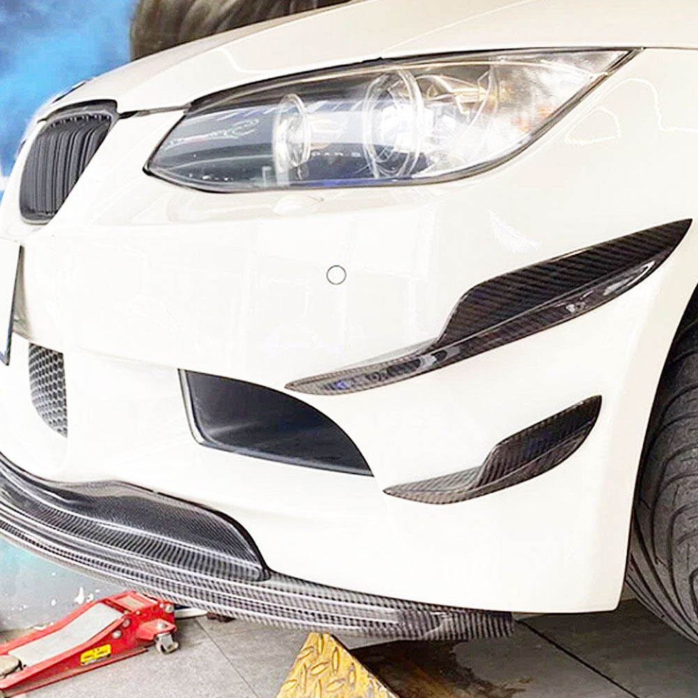 ST Style Carbon Fiber Front Canards for BMW 3 Series M3/E90/E92/E93 (2007–2013)
