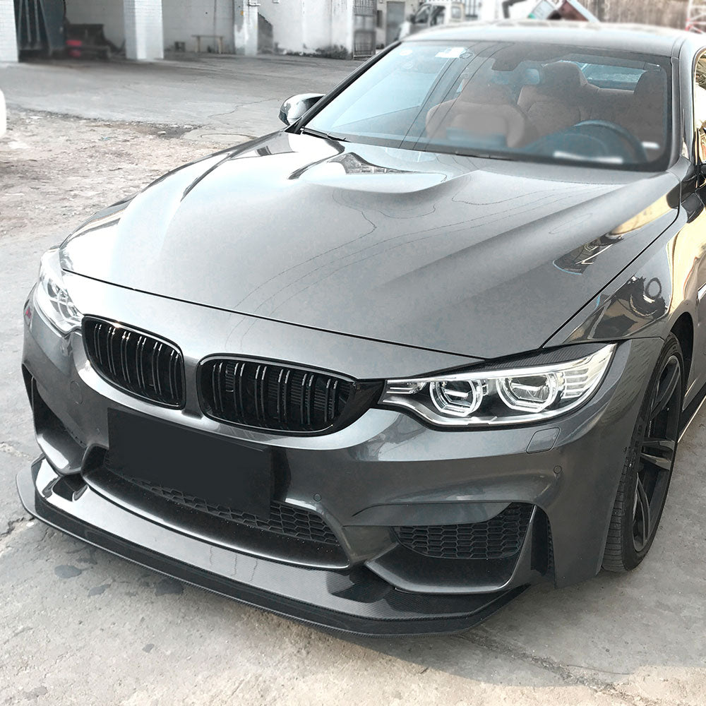 GTS Style Carbon Fiber Front Lip for BMW M3 F80, M4 F82/F83 (2014-2020)