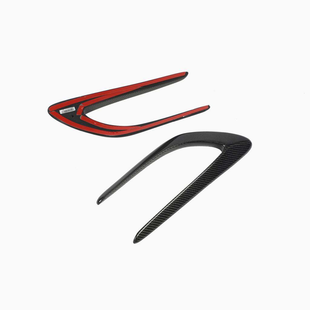 ST Style Carbon Fiber Side Panels For Mercedes Benz C63 AMG W205 Pre‑Facelift (2015–2018)
