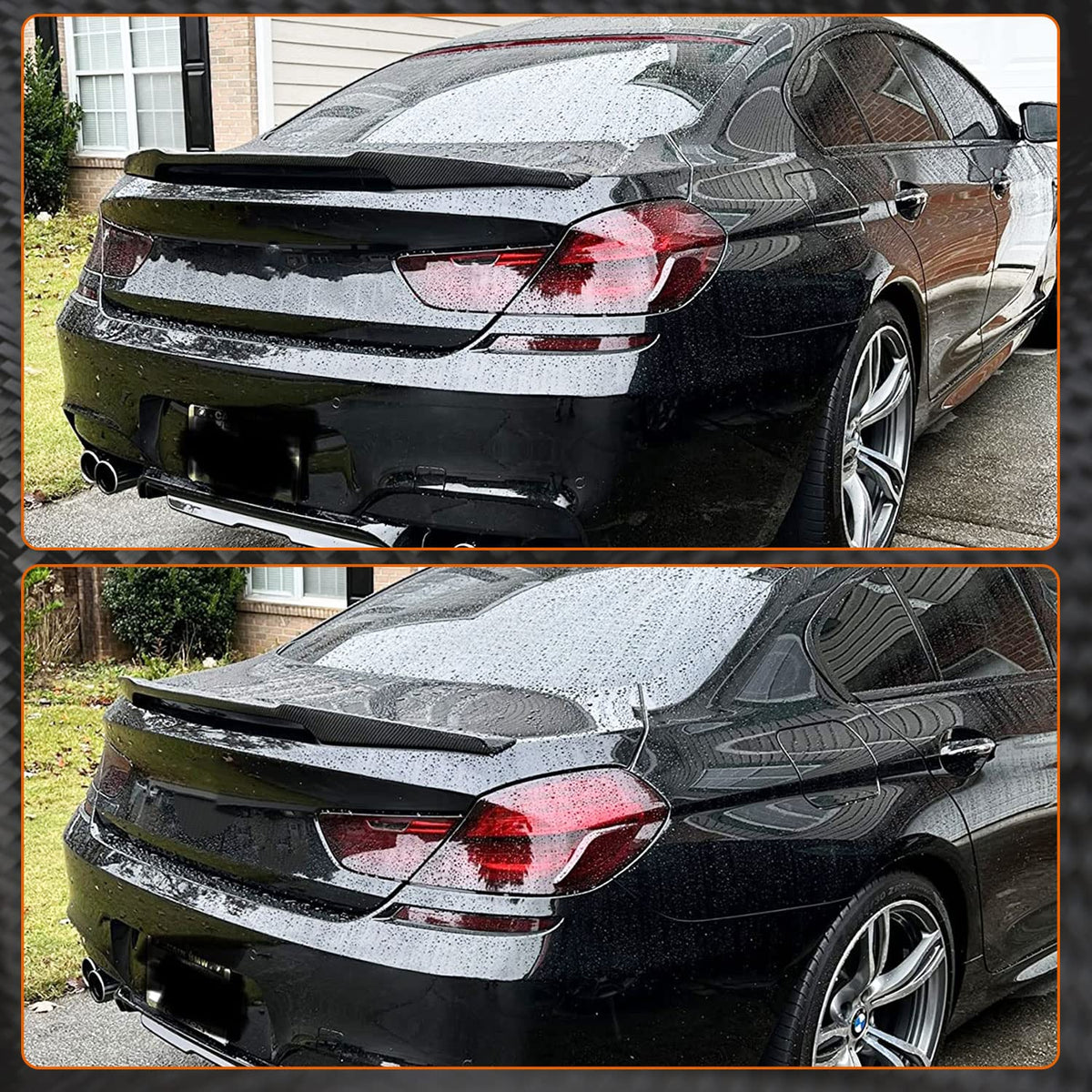 Carbon Fiber Body Kit for BMW 6 Series F06 F13 640i 650i M Sport M6 Gran Coupe 2Door Sedan 4Door 2012-2018 Rear Boot Lid High