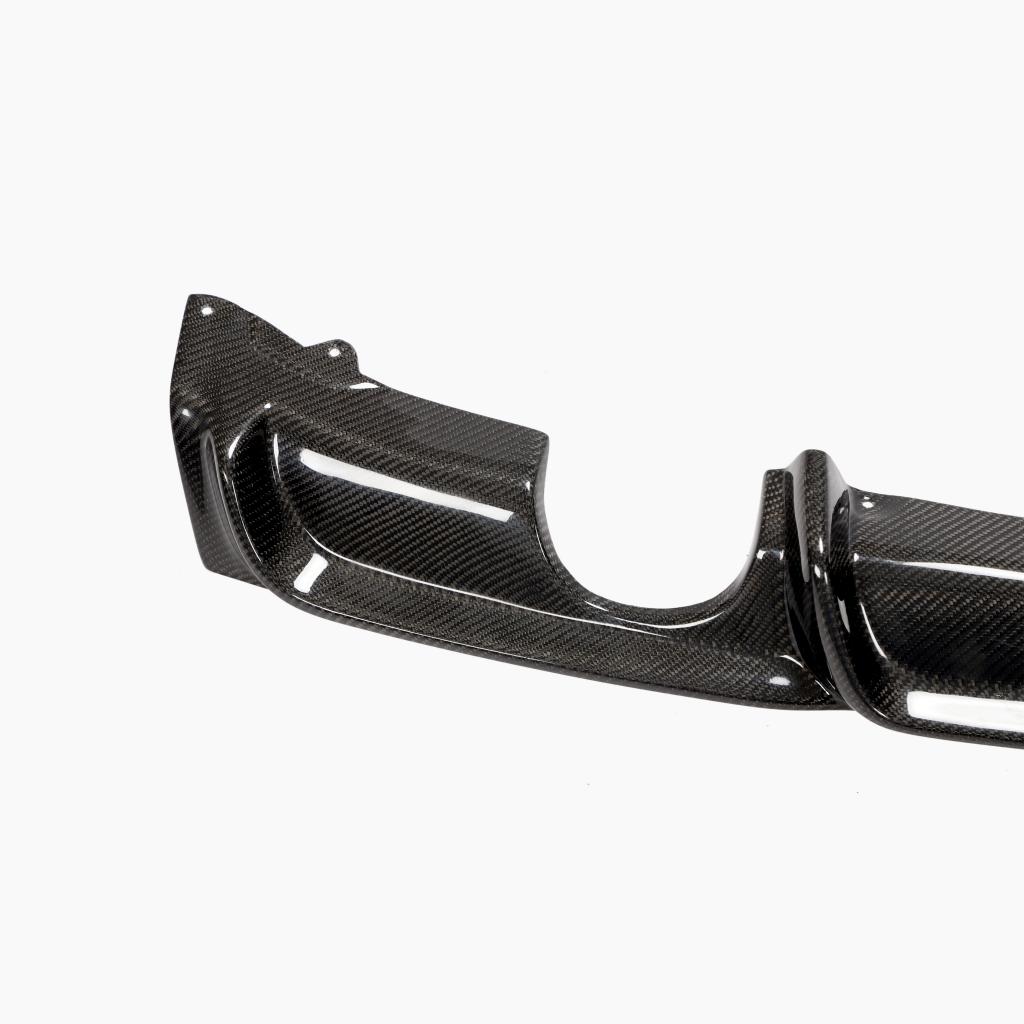 ST Style Carbon Fiber Rear Diffuser Single Exhaust for BMW 3 Series F30 M Sport(2012-2019)