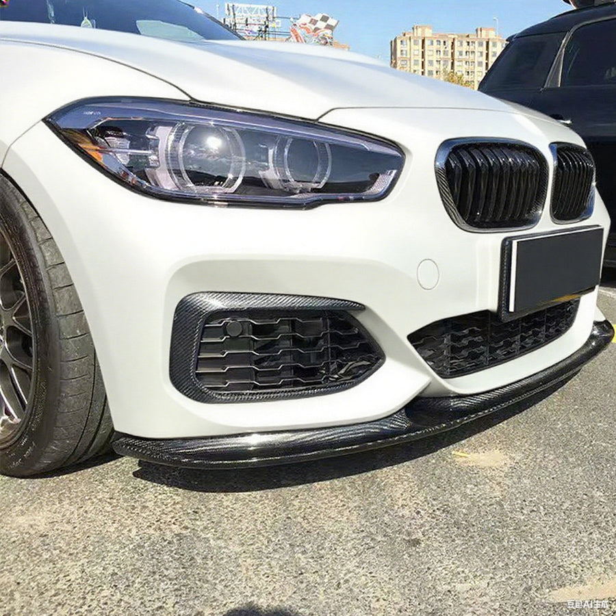 ST Style Carbon Fiber Front Canards for BMW 1 Series F20/F21 LCI (2015–2019)