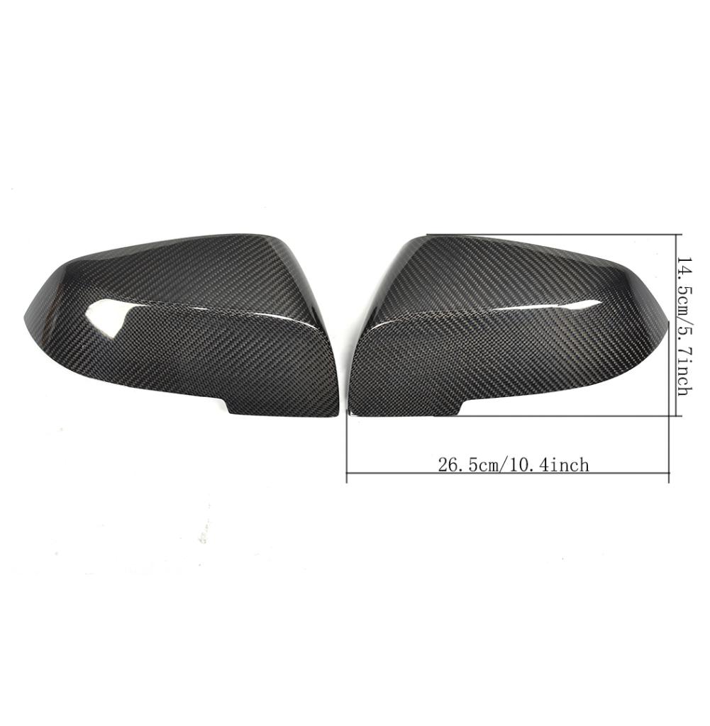 ST Style Carbon Fiber Mirror Caps for BMW 5 Series F10/F11 (2010–2017) ,6 Series F06/F12 (2011–2018)
