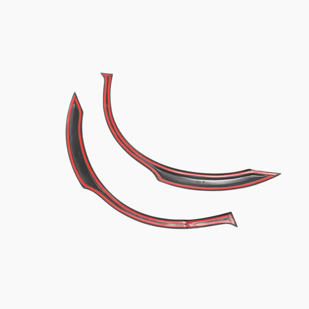 Matt Black Fender Flares Trims Wheel Arches for Subaru Impreza WRX-STI (2002-2009)