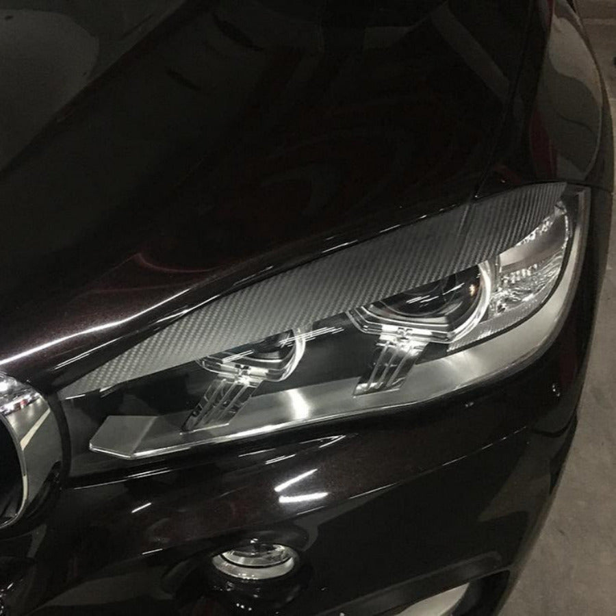 ST Style Carbon Fiber Eye lid For BMW X5 F15 (2013-2018), X6 F16 (2014-2019)
