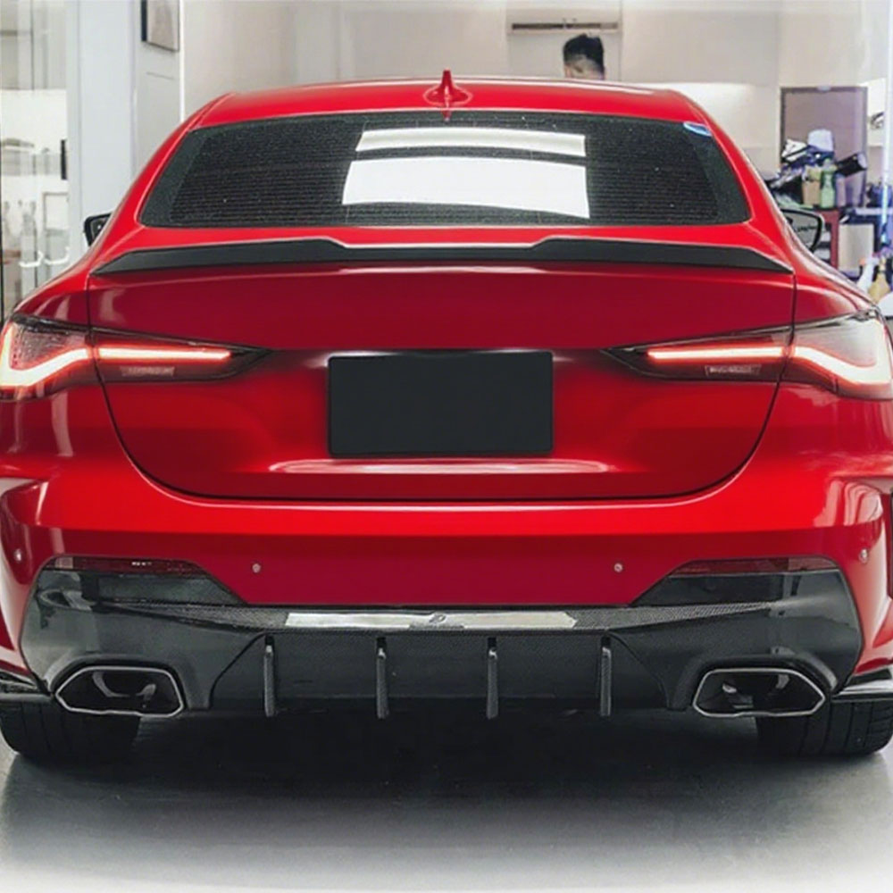 M Style Carbon Fiber Trunk Spoiler for BMW 4 Series G22, M4 G82 (2021+)