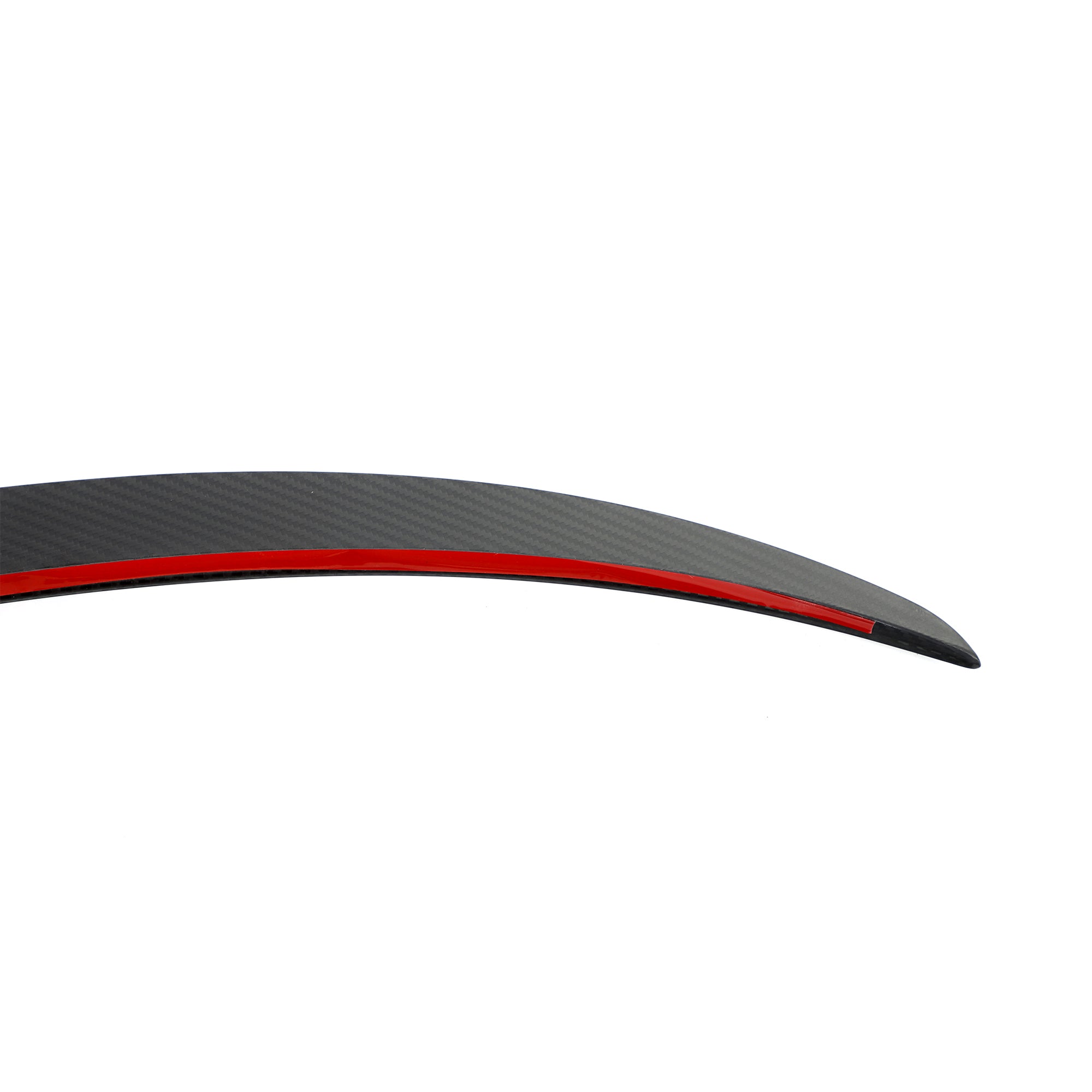 OEM Style Matte Black Carbon Fiber Rear Trunk Spoiler for Tesla Model Y Sedan(2020-2024)
