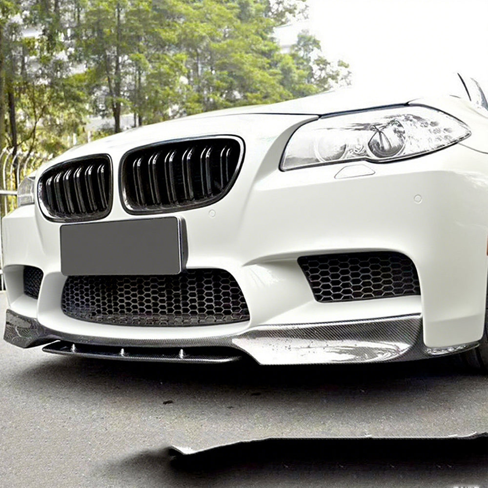V Style Carbon Fiber Front Lip For BMW M5 F10 (2011–2016)