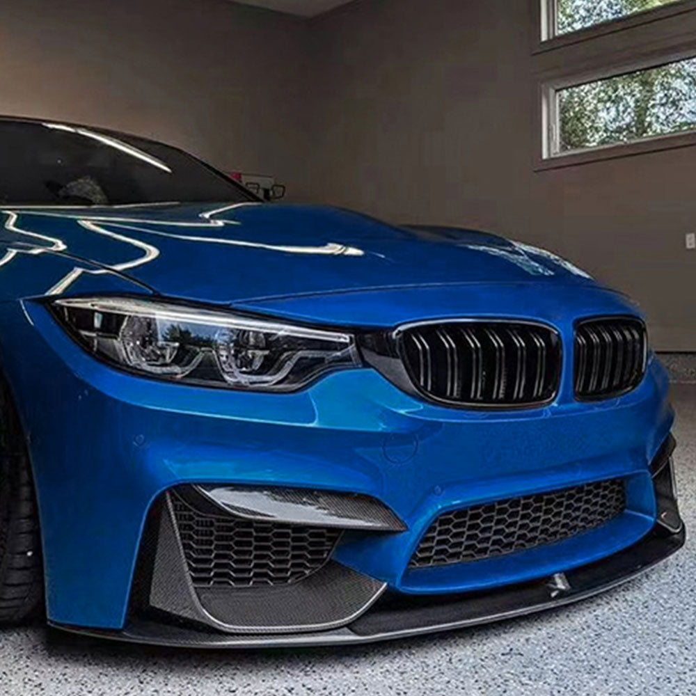 ST Style Carbon Fiber Front Splitter for BMW M3 F80, M4 F82 (2014-2020)
