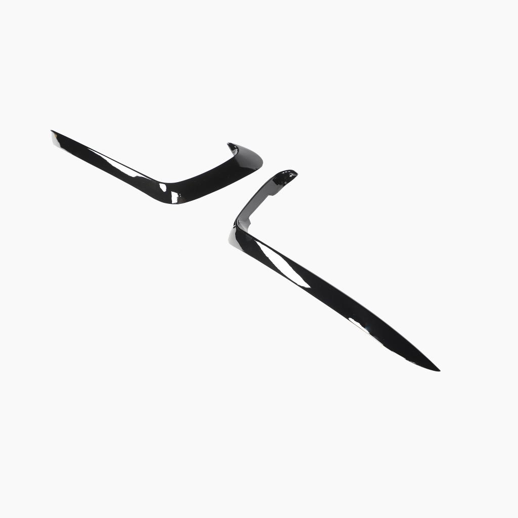 Gloss Black Front Bumper Canards for Audi B8 A5 Sline, S5 (2012-2016)