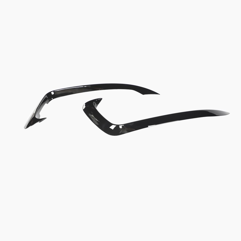 Gloss Black Front Bumper Canards for Audi B8 A5 Sline, S5 (2012-2016)