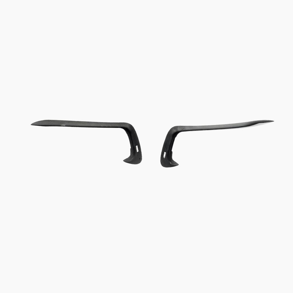 Gloss Black Front Bumper Canards for Audi B8 A5 Sline, S5 (2012-2016)