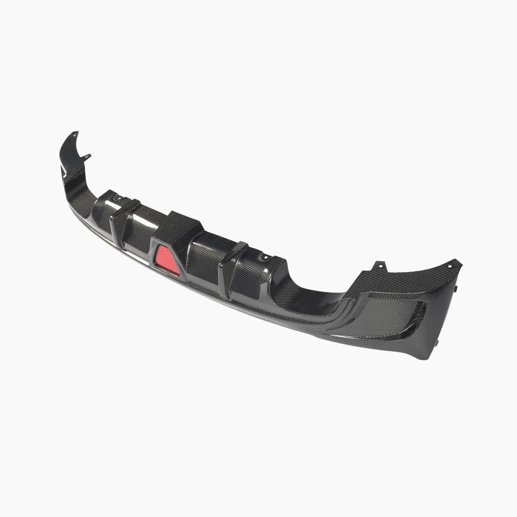 ST Style Carbon Fiber Rear Diffuser for BMW 2 Series F22/F23 M Sport (2014–2021)