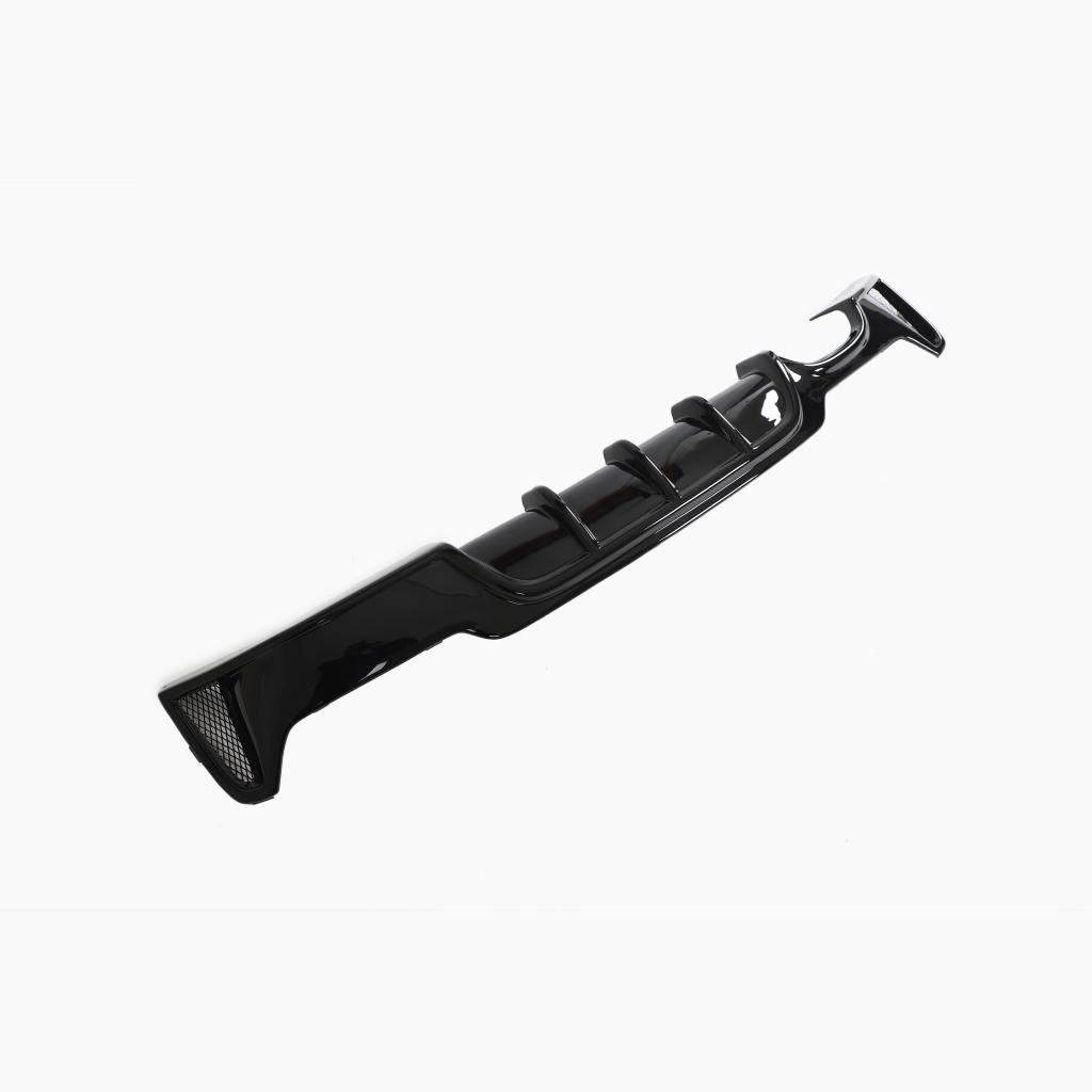 Performance Style Gloss Black Rear Diffuser for BMW 4 Series F32 Coupé, F33 Convertible, F36 Gran Coupe M Sport (2014–2020) (Single Exit)