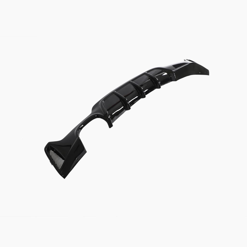 Performance Style Gloss Black Rear Diffuser for BMW 4 Series F32 Coupé, F33 Convertible, F36 Gran Coupe M Sport (2014–2020) (Single Exit)