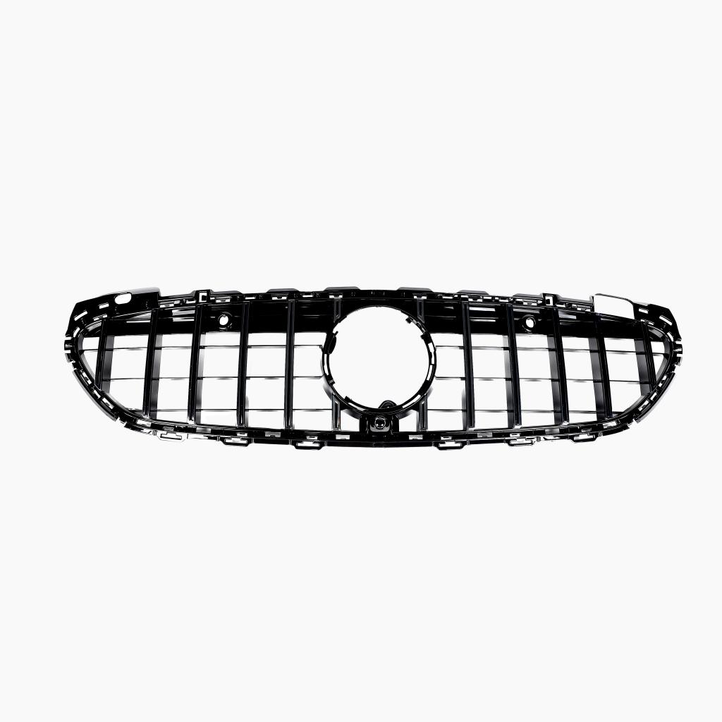 Chrome Style Gloss Black Mercedes Benz C-Class W206 Front Grille
