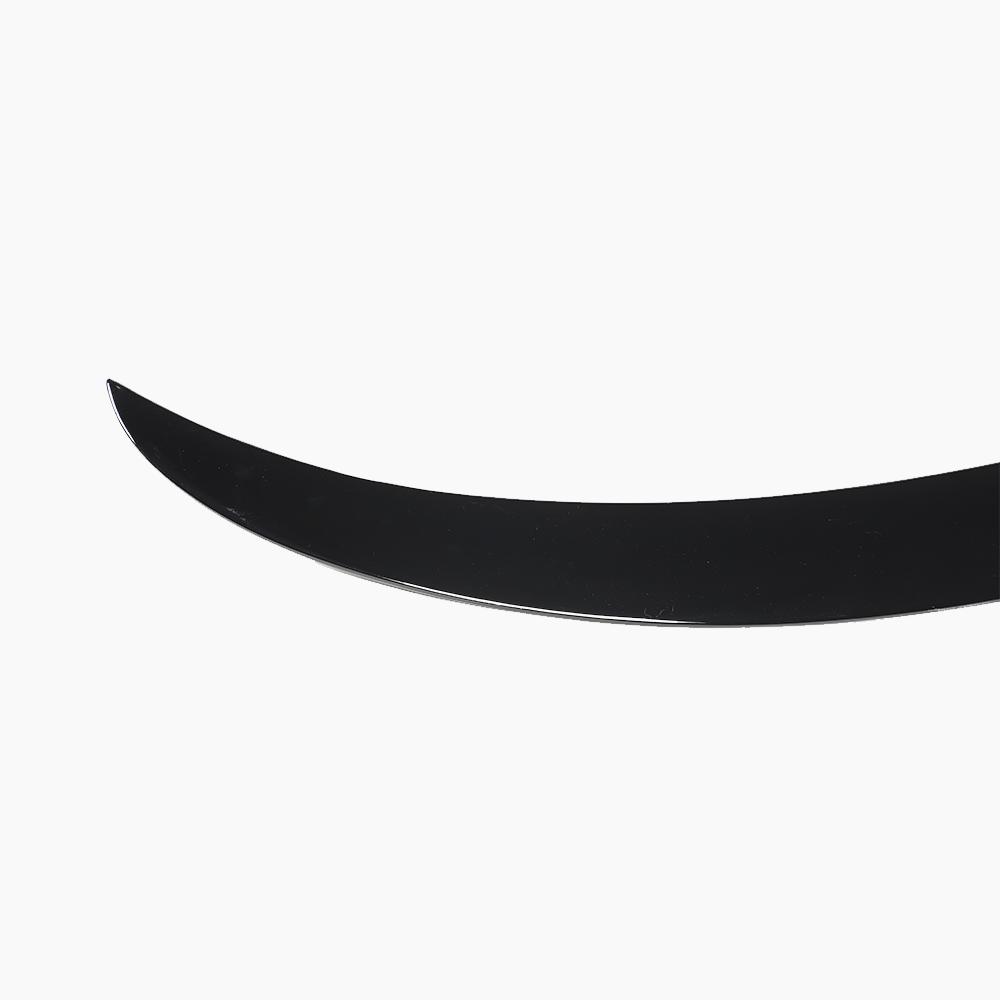 Benz C117 gloss black trunk spoiler -ABS close-up