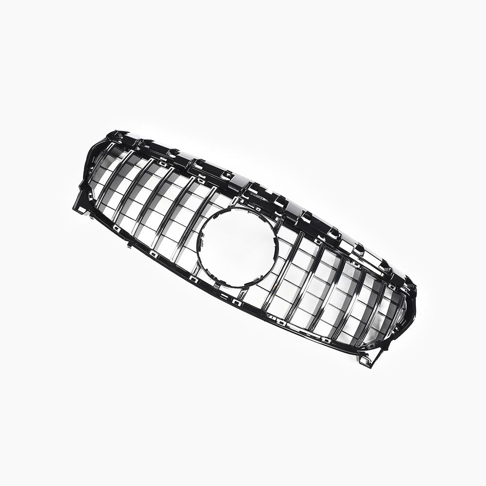 Benz C117 glossy black front bumper grille-aerodynamic detail