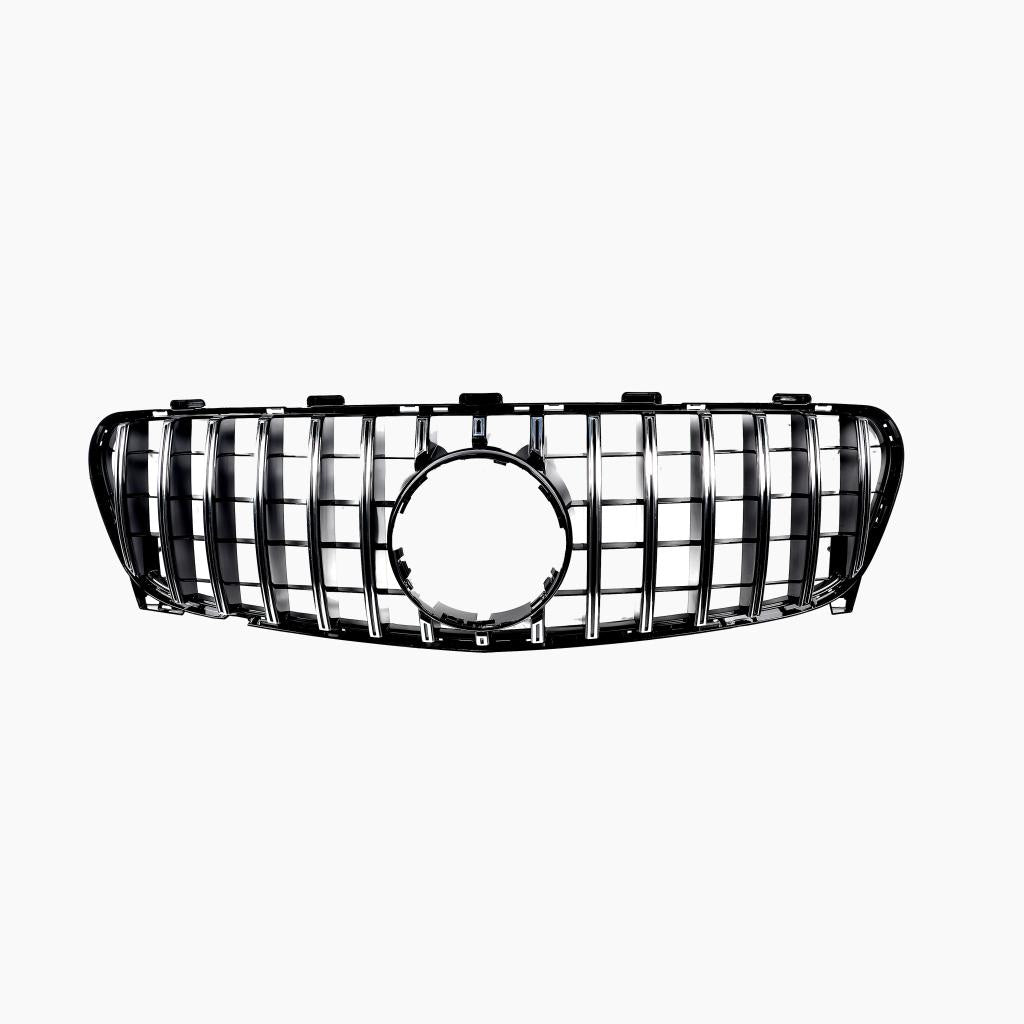 Chrome Silver Mercedes Benz GLA X156 Facelift (2017-2019) Front Grille