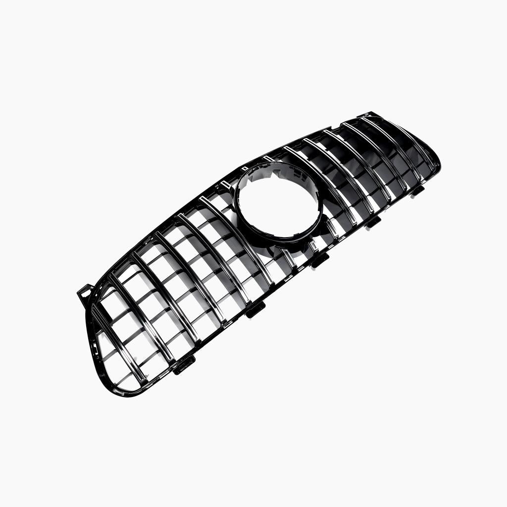 Benz GLA X156 front grille- side angle view