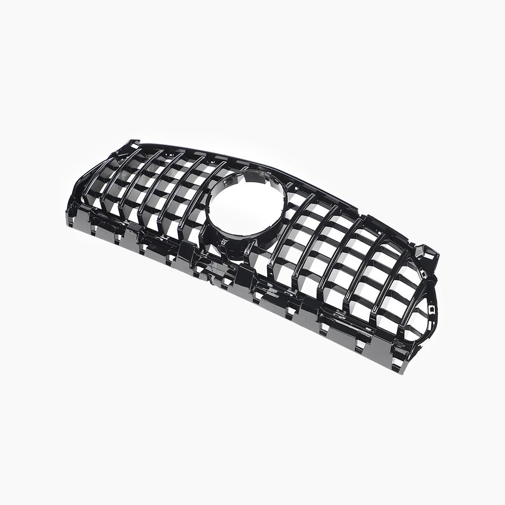 Benz c117 front Grille- side angle view