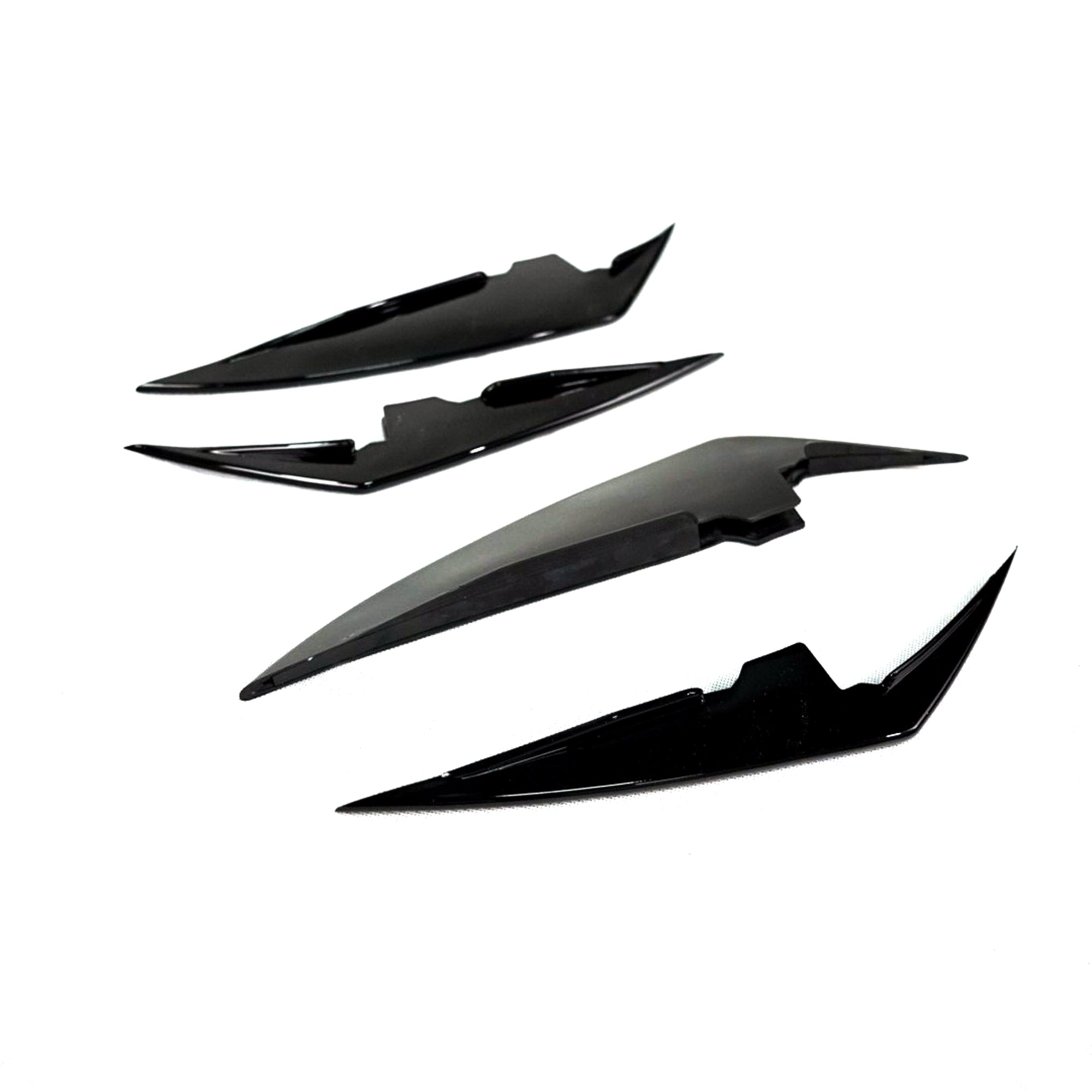 Gloss Black Front Bumper Canards for BMW 3 Series G20 LCI(2023-present)