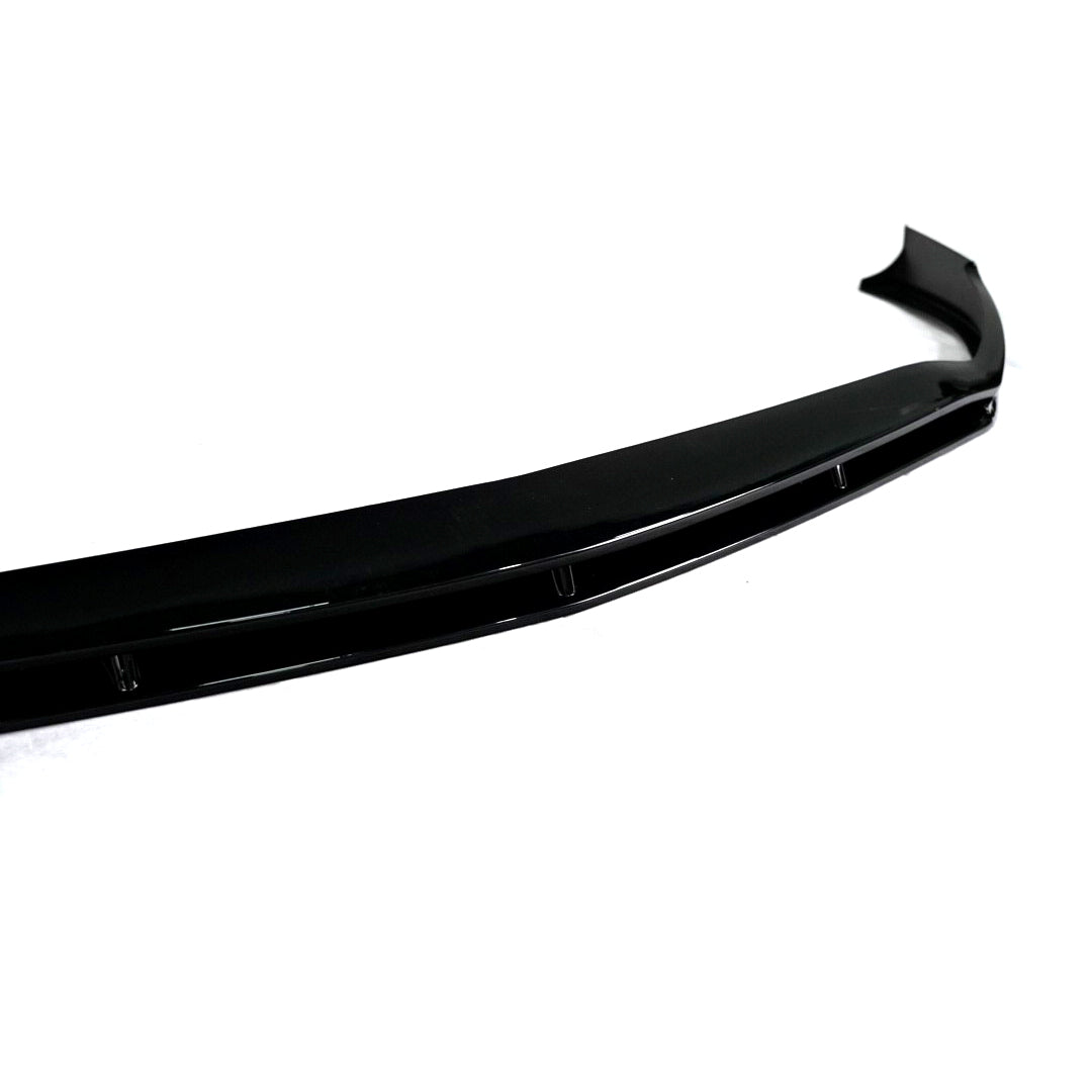 Gloss Black Front Lip for Mercedes Benz A Class W177 Pre-Facelift AMG Line Sedan (2018-2022)