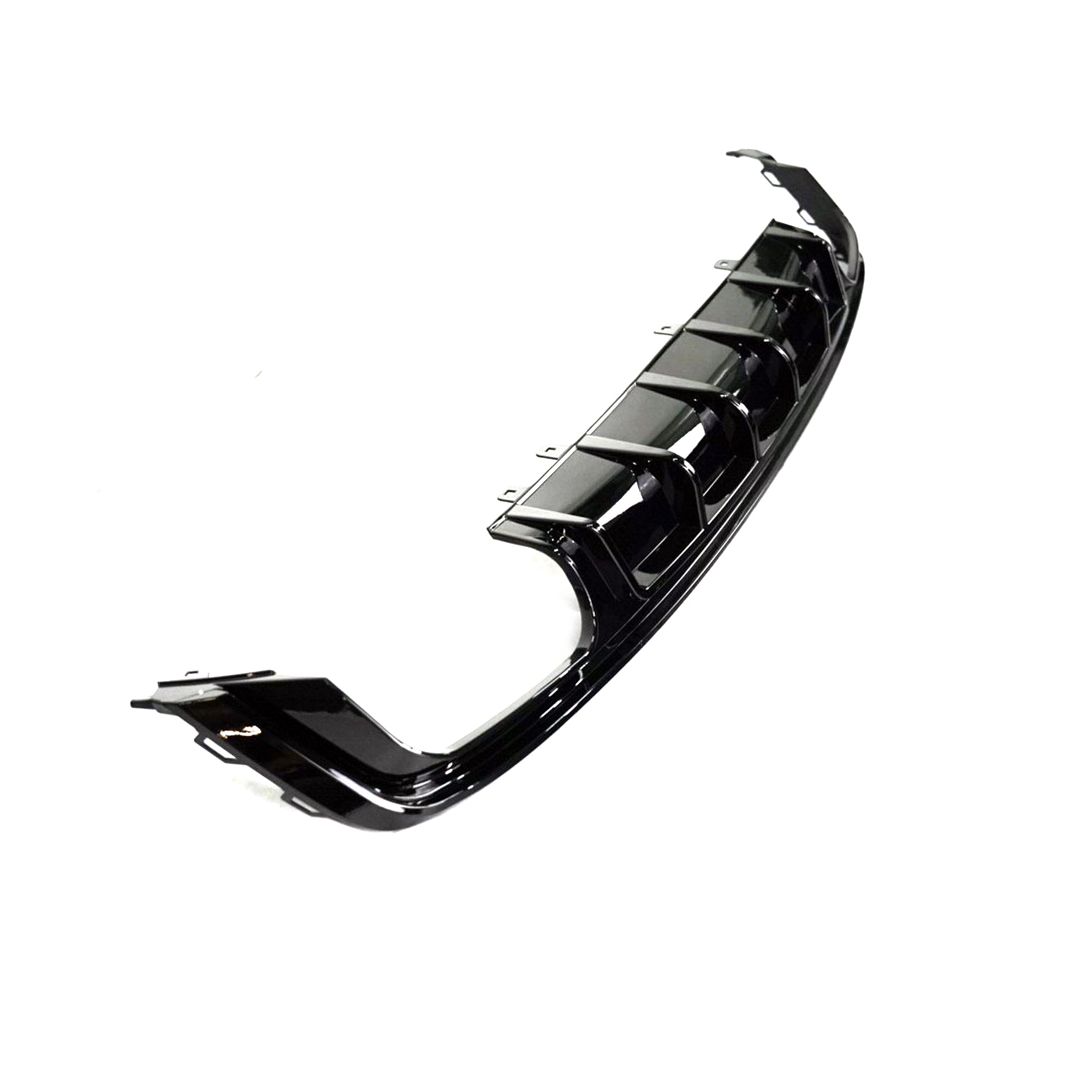 PP Rear Diffuser For Audi A6 C8(with Black Exhaust Tips)(2020-2021)