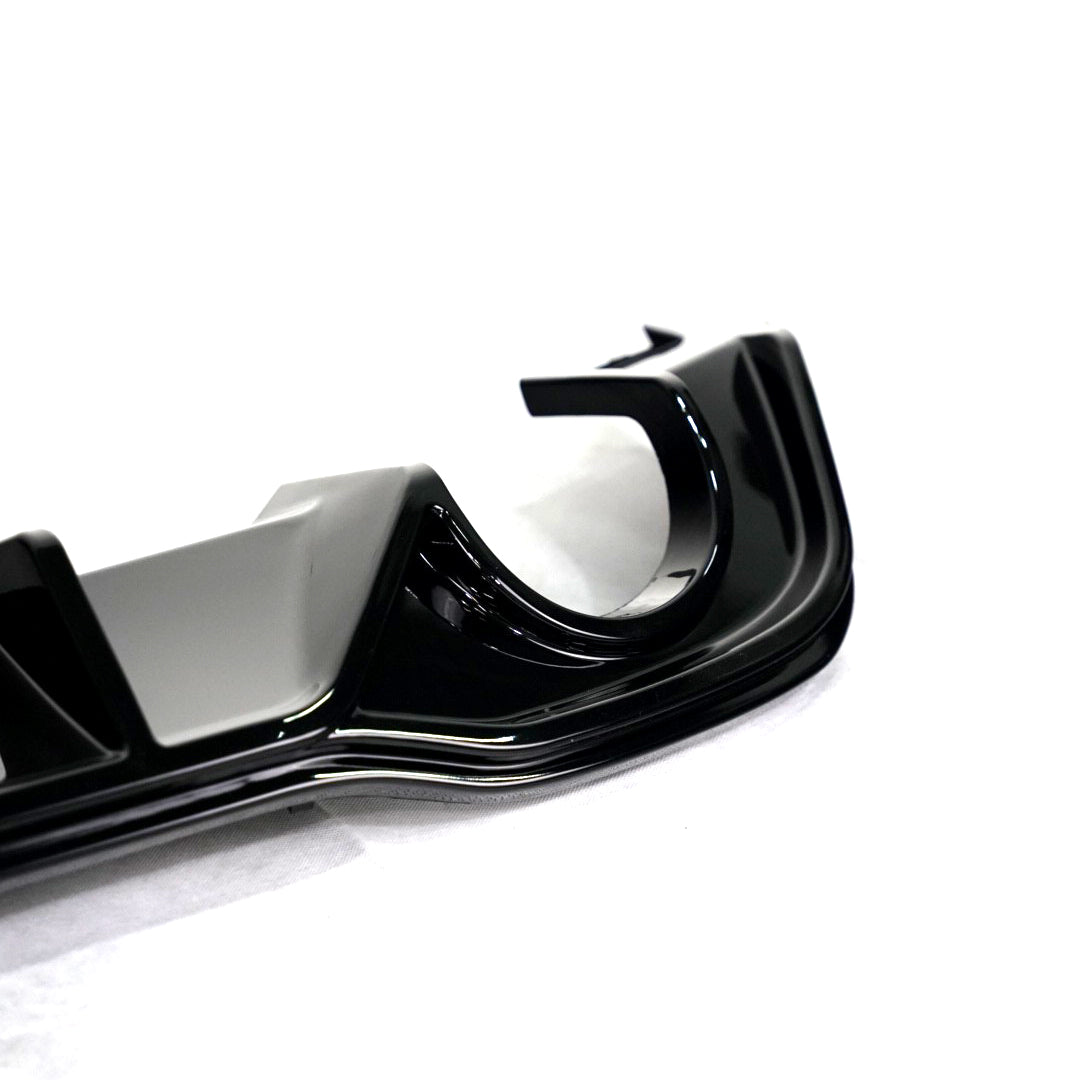 MAX Style Gloss Black Rear Diffuser for Volkswagen Golf MK8 GTI(Double Single Out)(2020-present)