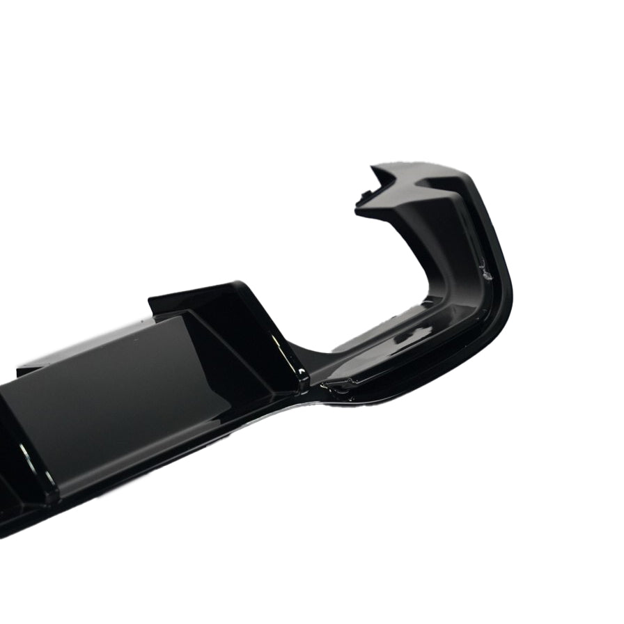 MAX Style Gloss Black Rear Diffuser for Volkswagen Golf MK8 GTI(Double Double Out) (2020-present)