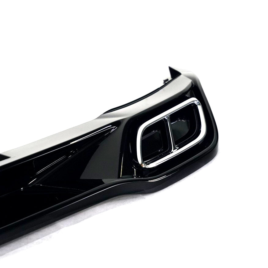 Gloss Black Rear Diffuser for Volkswagen Golf MK8 R-Line 2020+