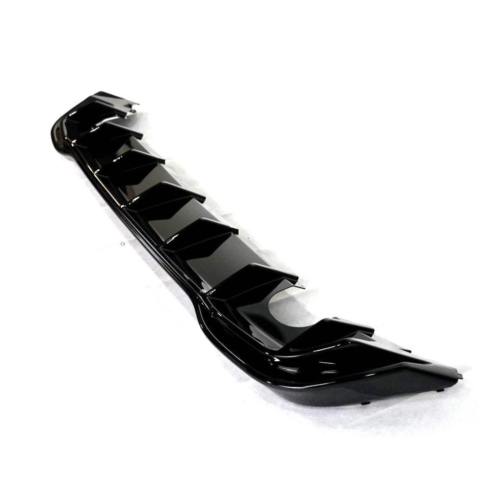 Gloss Black Rear Diffuser for Volkswagen Golf MK8 GTI(Double Single Out)(2020-present)