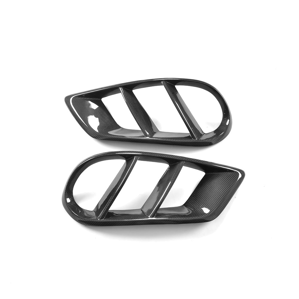 Carbon Fiber Front Bumper Air Vent for Mercedes Benz C Class A205 C205 W205 C43 AMG(2014-2018)