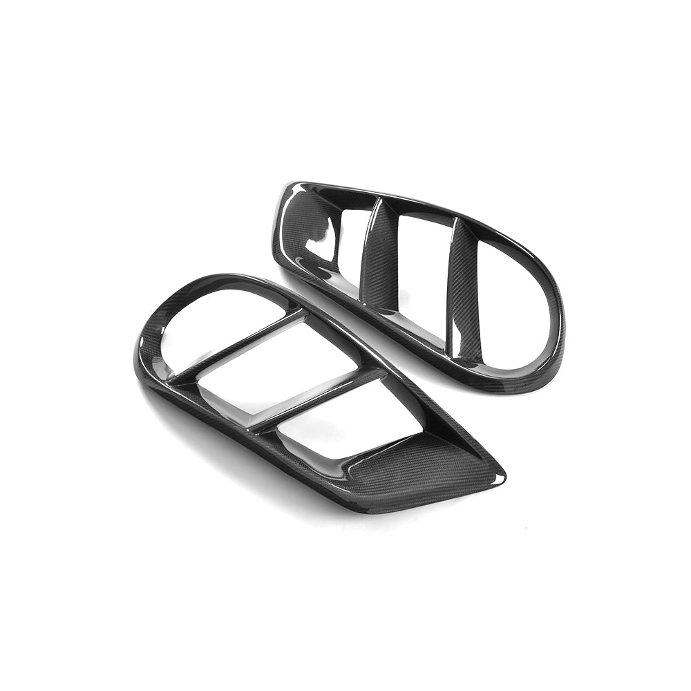 Carbon Fiber Front Bumper Air Vent for Mercedes Benz C Class A205 C205 W205 C43 AMG(2014-2018)
