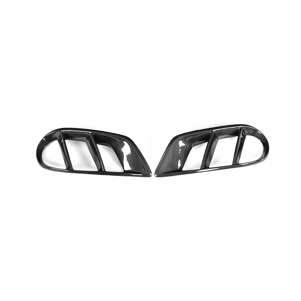 Carbon Fiber Front Bumper Air Vent for Mercedes Benz C Class A205 C205 W205 C43 AMG(2014-2018)