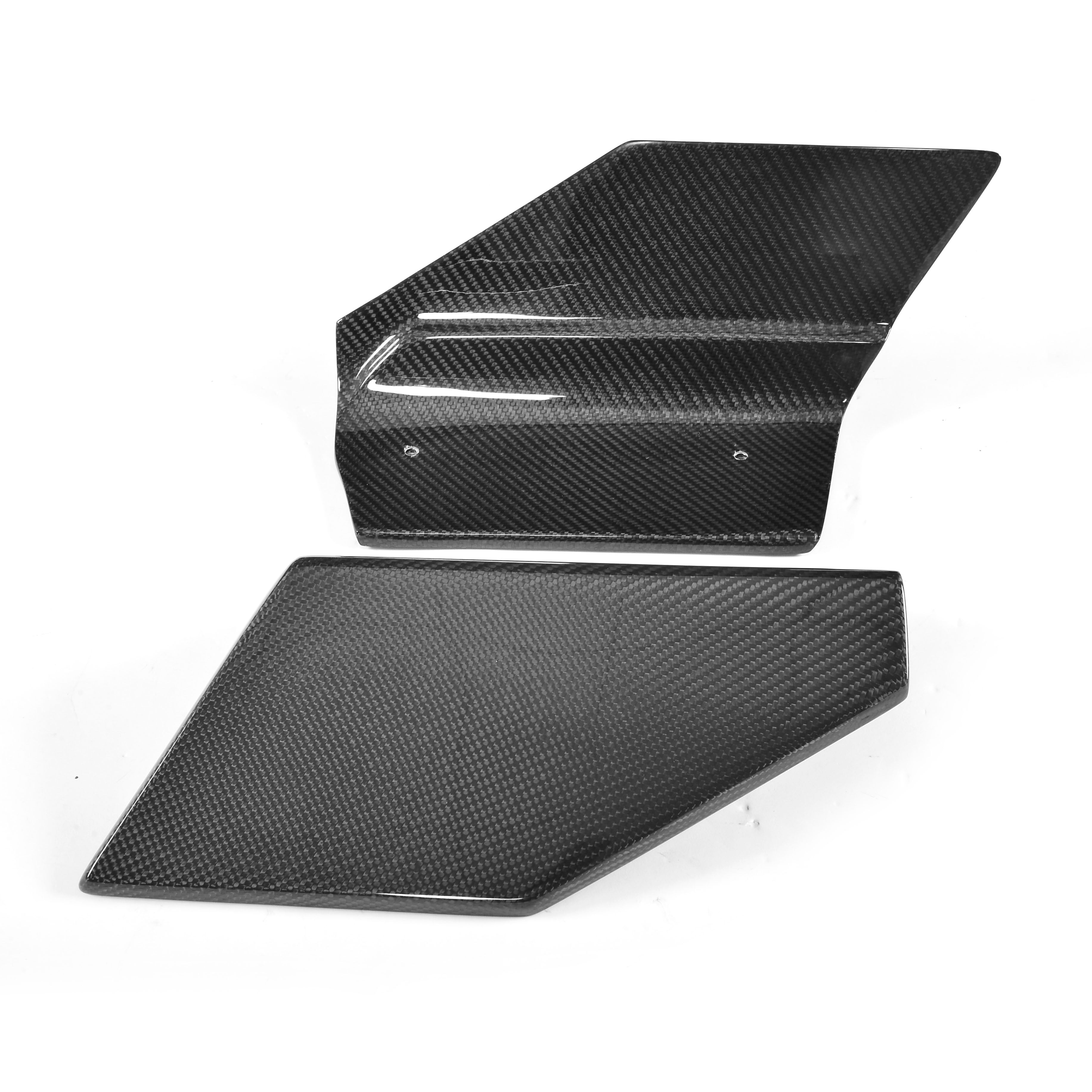 P Style Carbon Fiber REAR SPLITTER for BMW X6 F16 M tech (2014-2019)