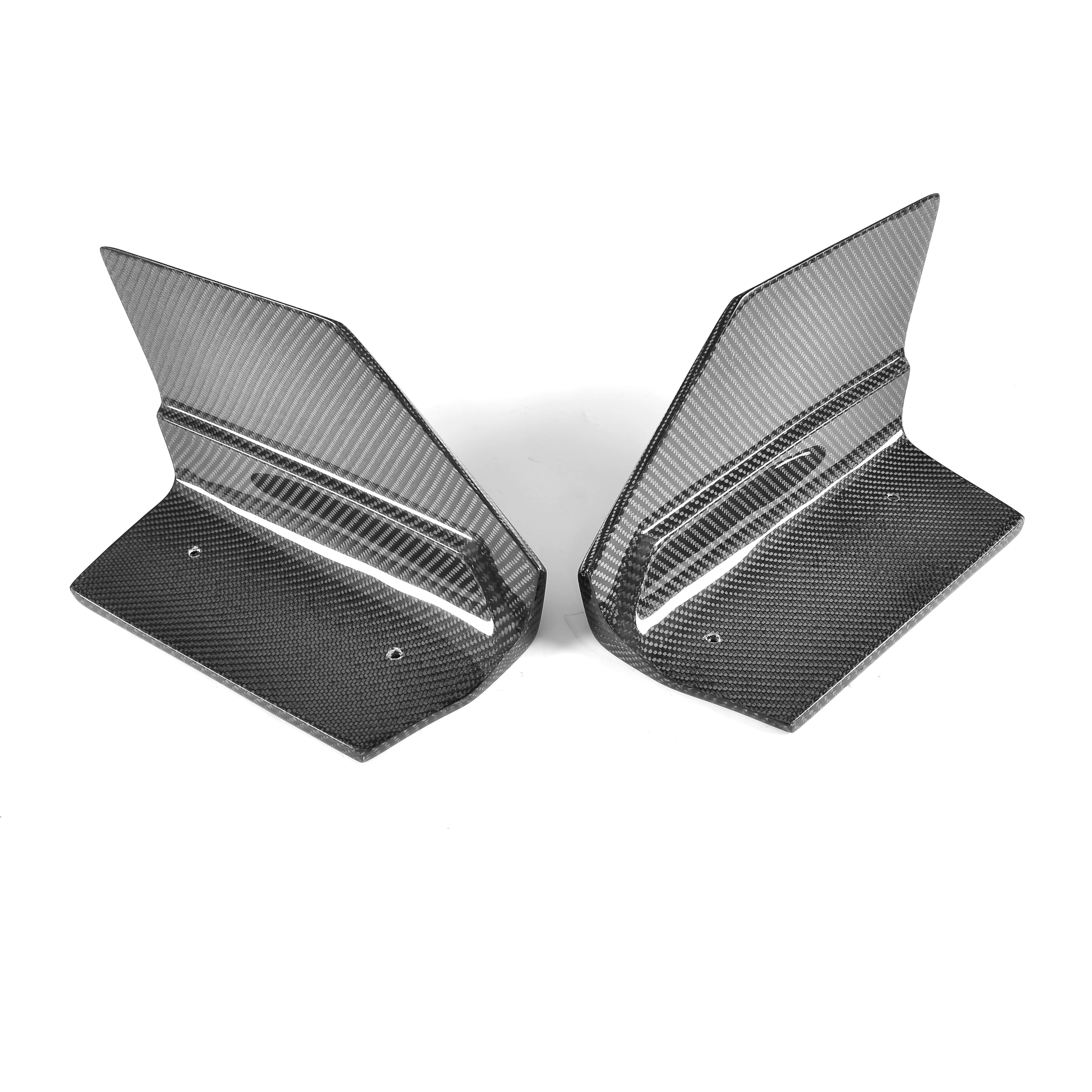 P Style Carbon Fiber REAR SPLITTER for BMW X6 F16 M tech (2014-2019)