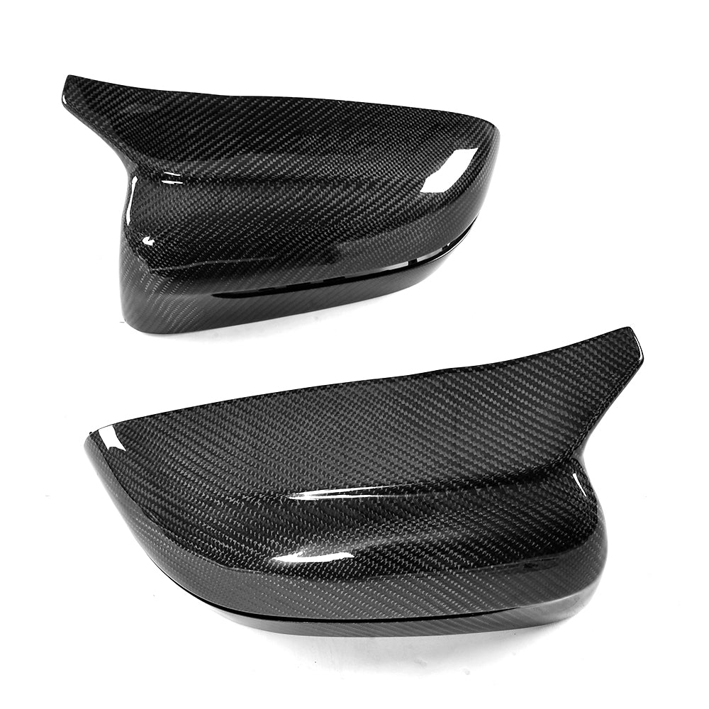ST Style Carbon Fiber REPLACEMENT Mirror Caps for BMW 5 Series G30, G31 Pre-LCI & LCI (2017–2023)
