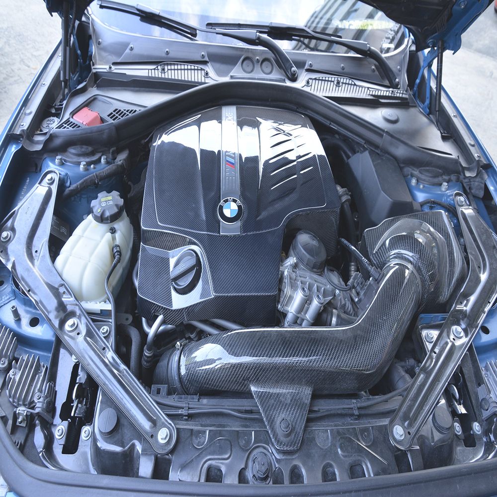 ST Style Carbon Fiber Engine Hood Cover for BMW M2 F87 Coupe (2016-2018)