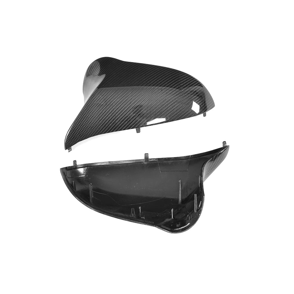 LHD Carbon Fiber Mirror Caps for BMW M2 F87 Competition (2018-2021), M3 F80, M4 F82/F83 (2014-2020)