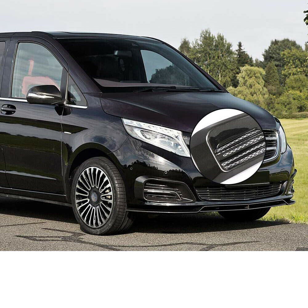 Mansory Style Carbon Fiber Front Air Vents For Mercedes Benz Vito W447 Pre‑Facelift (2014–2019)