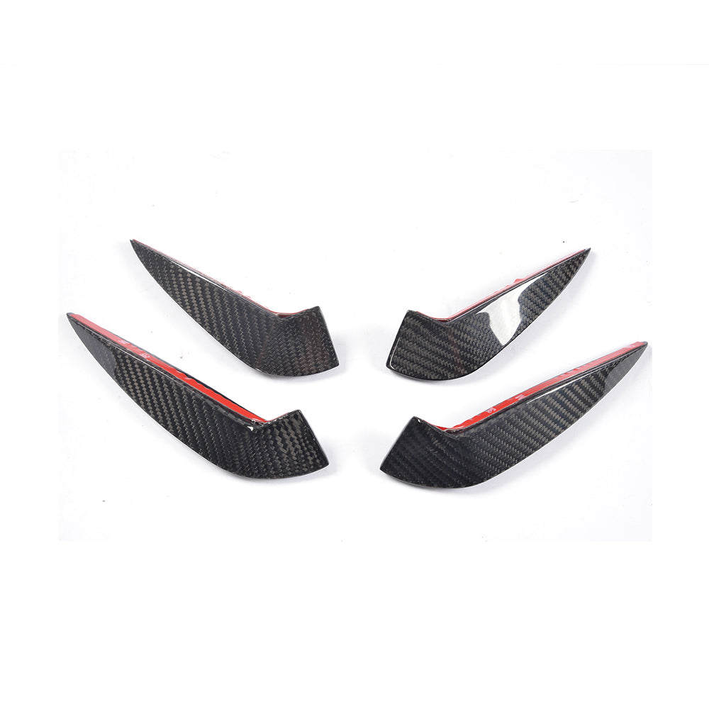 ST Style Carbon Fiber Front Canards for Mercedes Benz CLA C117 Facelift (2017–2019)