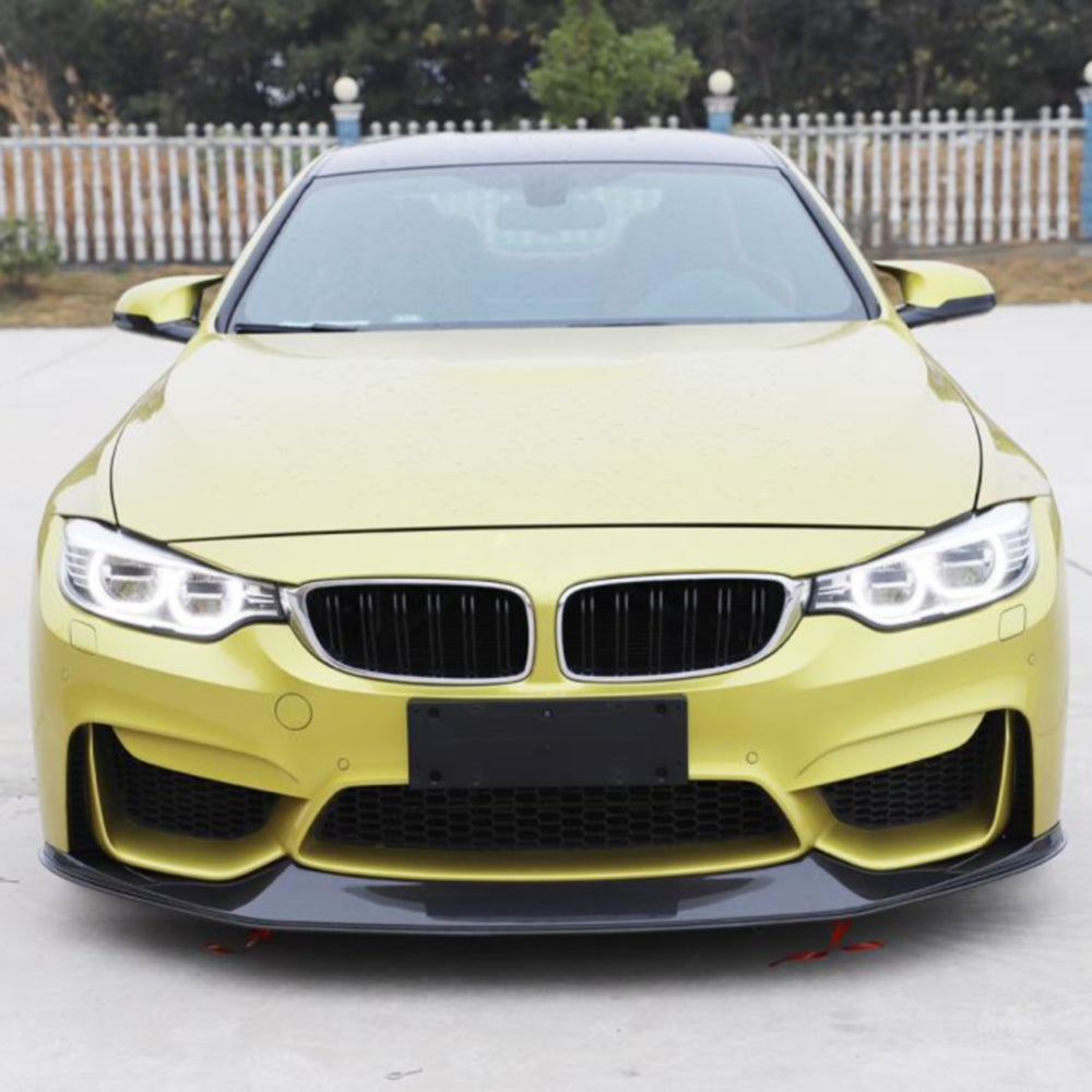Performance Style Carbon Fiber Front Bumper Lip For BMW M3 F80/M4 F82 F83 (2014-2020)