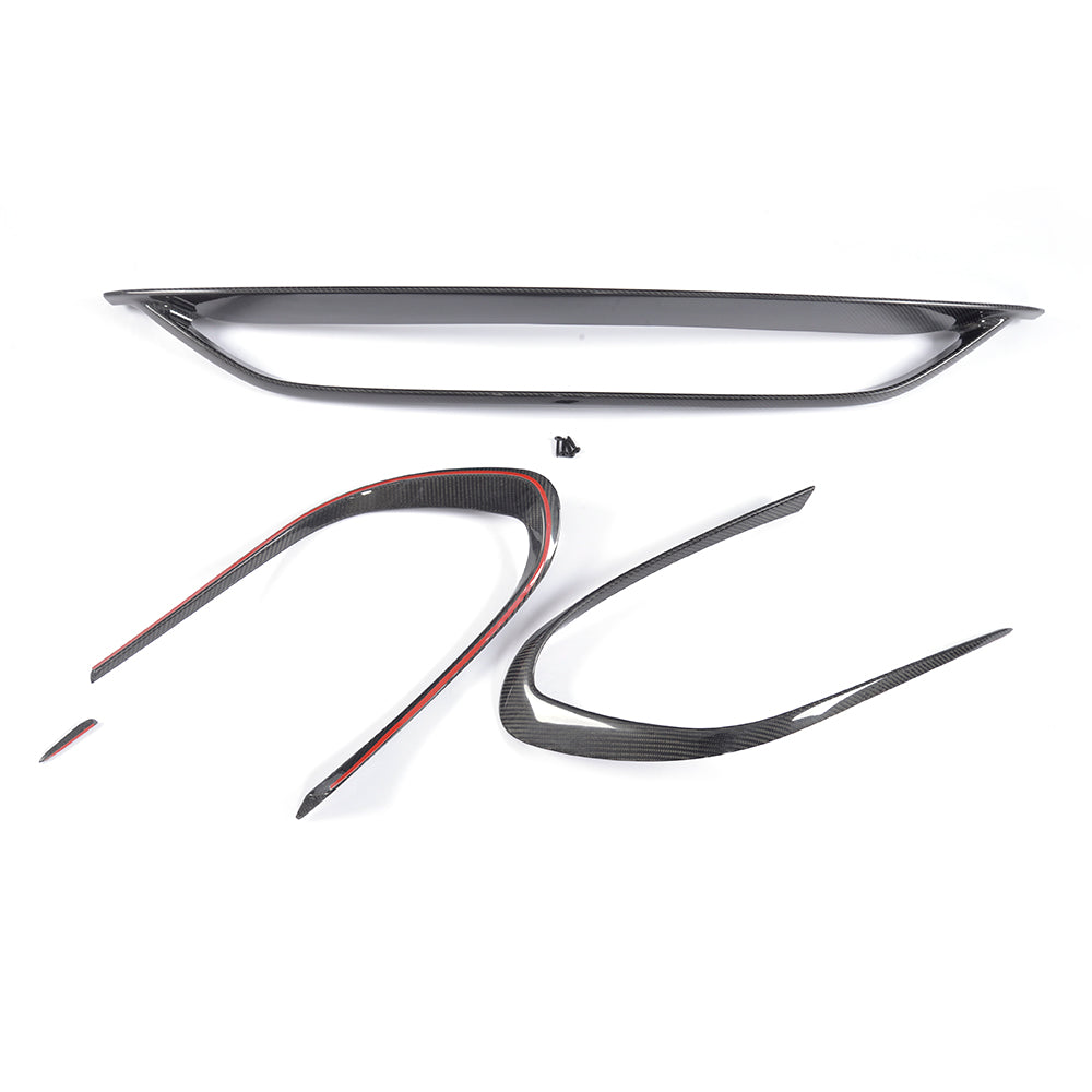 ST Style Carbon Fiber Front Lip for Mercedes Benz CLA C117 Sport Facelift (2017–2019)